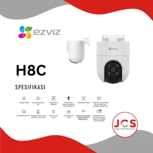CCTV OUTDOOR EZVIZ PTZ H8C WIFI WHITE- FULL HD