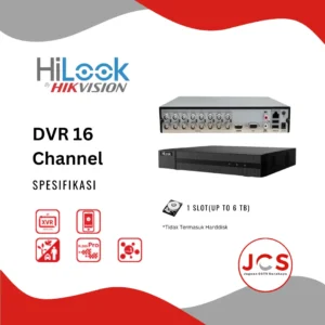 DVR CCTV HILOOK 16 CHANNEL - 2MP