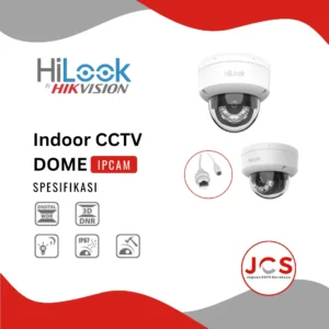 HILOOK CCTV IP CAM INDOOR DOME WITH AUDIO MIC 2MP - 1080P