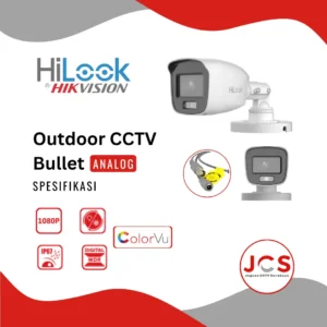 HILOOK CCTV OUTDOOR COLORVU BULLET 2MP - 1080P