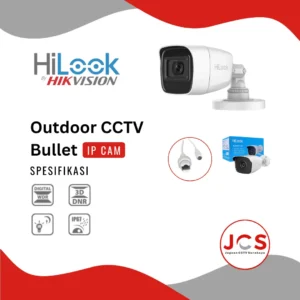 HILOOK CCTV IP CAM OUTDOOR BULLET 2MP - 1080P
