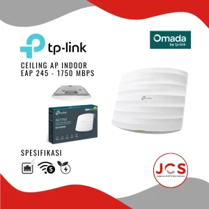 ROUTER WIFI TP LINK EAP 245 - CEILING AP WIFI 5 1750Mbps