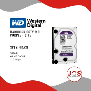 HARDDISK CCTV WD PURPLE 2 TB