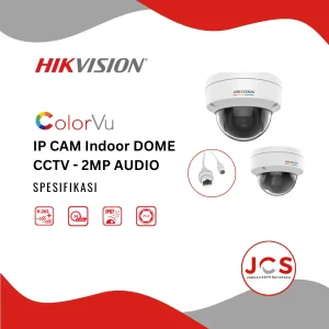 IP CAMERA HIKVISION INDOOR COLORVU DOME WITH AUDIO - 2MP FULL HD