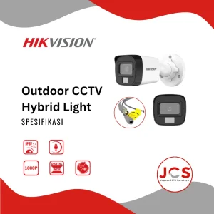 CCTV ANALOG HIKVISION OUTDOOR BULLET WITH AUDIO - 2MP FULL HD