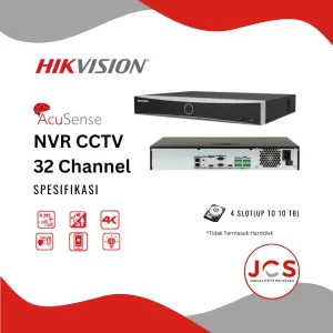 NVR CCTV HIKVISION ACUSENSE 32 CHANNEL - FULL HD 1080P