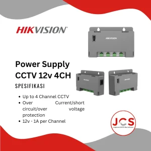 POWER SUPPLY HIKVISION 4 CHANNEL