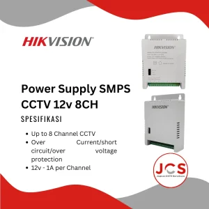 POWER SUPPLY HIKVISION 8 CHANNEL